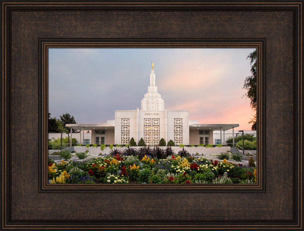 Idaho Falls Temple - Vibrant Morning