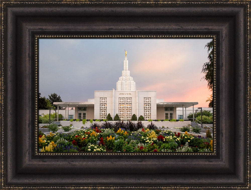 Idaho Falls Temple - Vibrant Morning