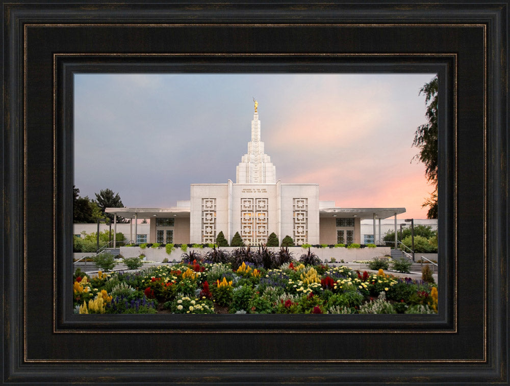 Idaho Falls Temple - Vibrant Morning