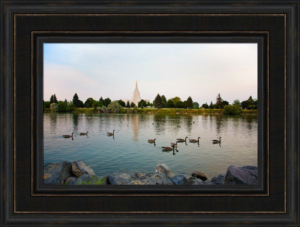 Idaho Falls Temple - River
