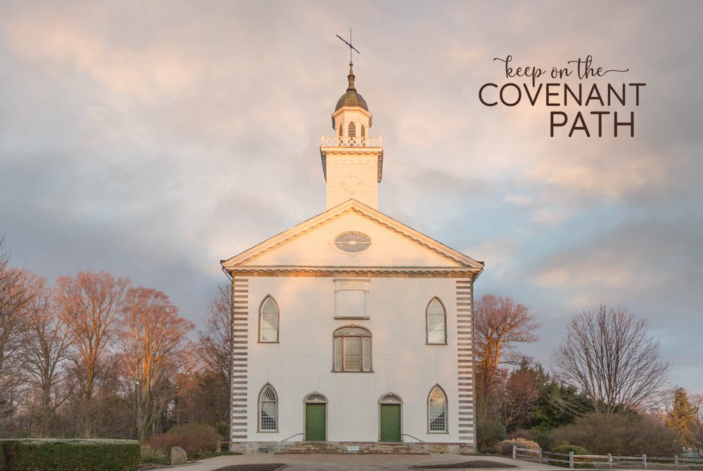 Kirtland Temple - Front 12x18 repositionable poster