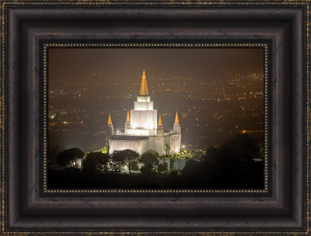 Oakland Temple - Night Vista