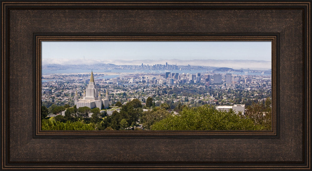 Oakland Temple - City Scape Panoramic