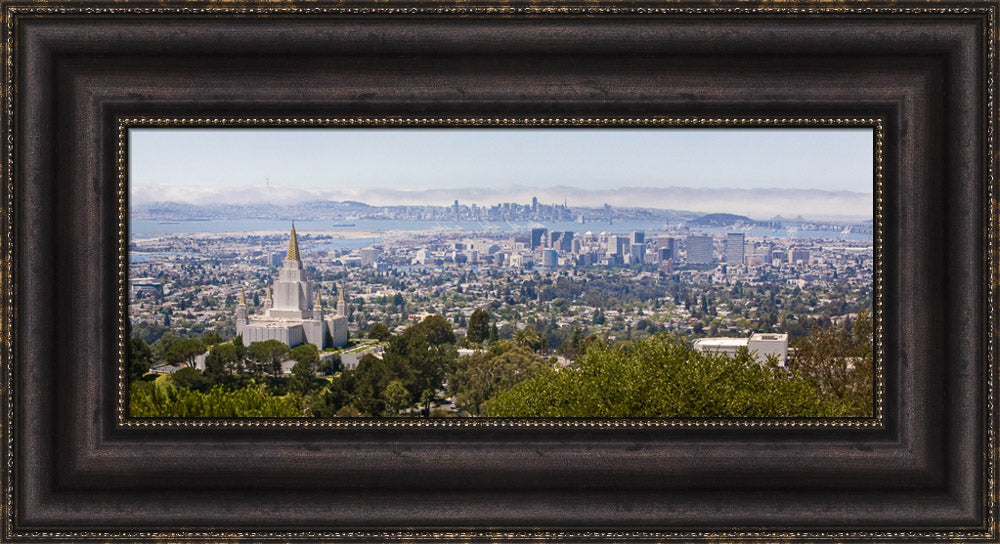 Oakland Temple - City Scape Panoramic