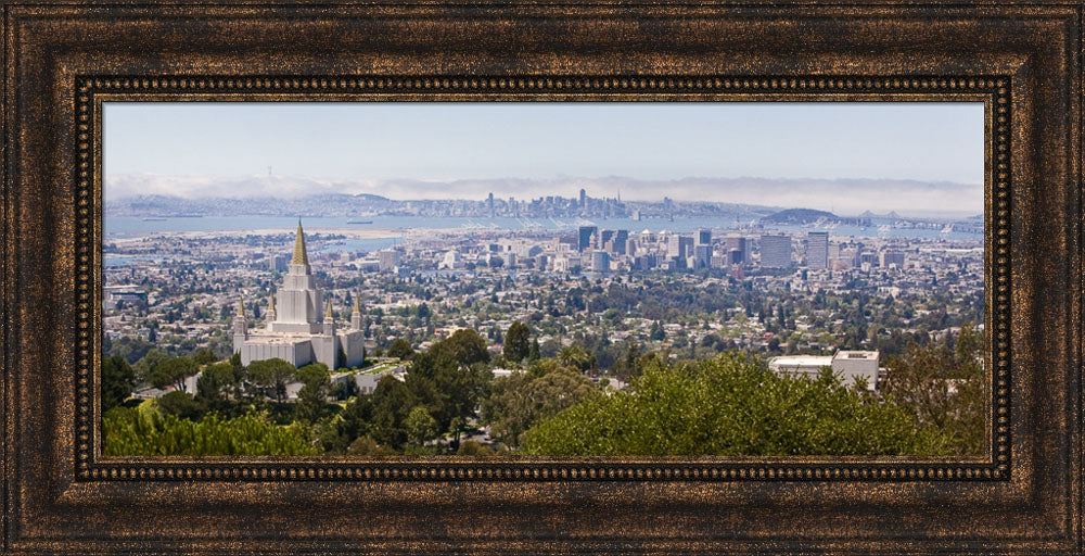 Oakland Temple - City Scape Panoramic