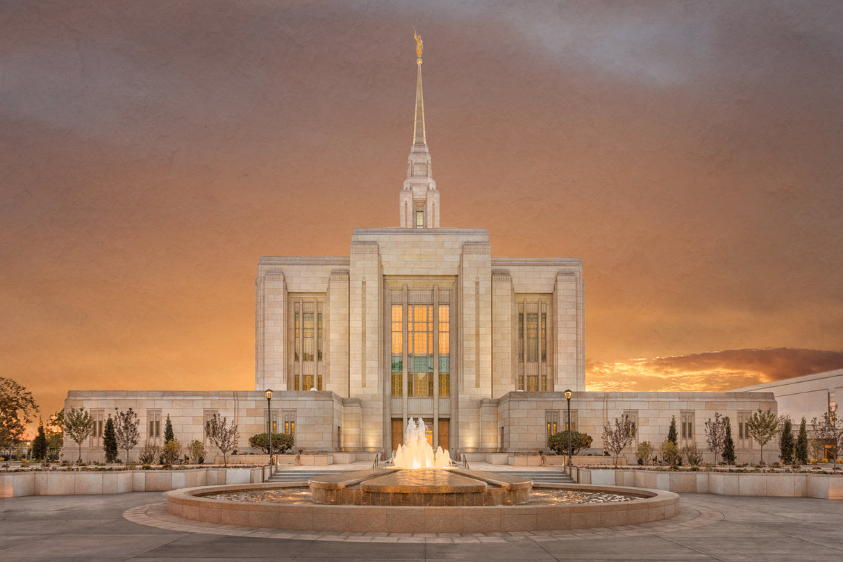 Ogden Temple - Sunset