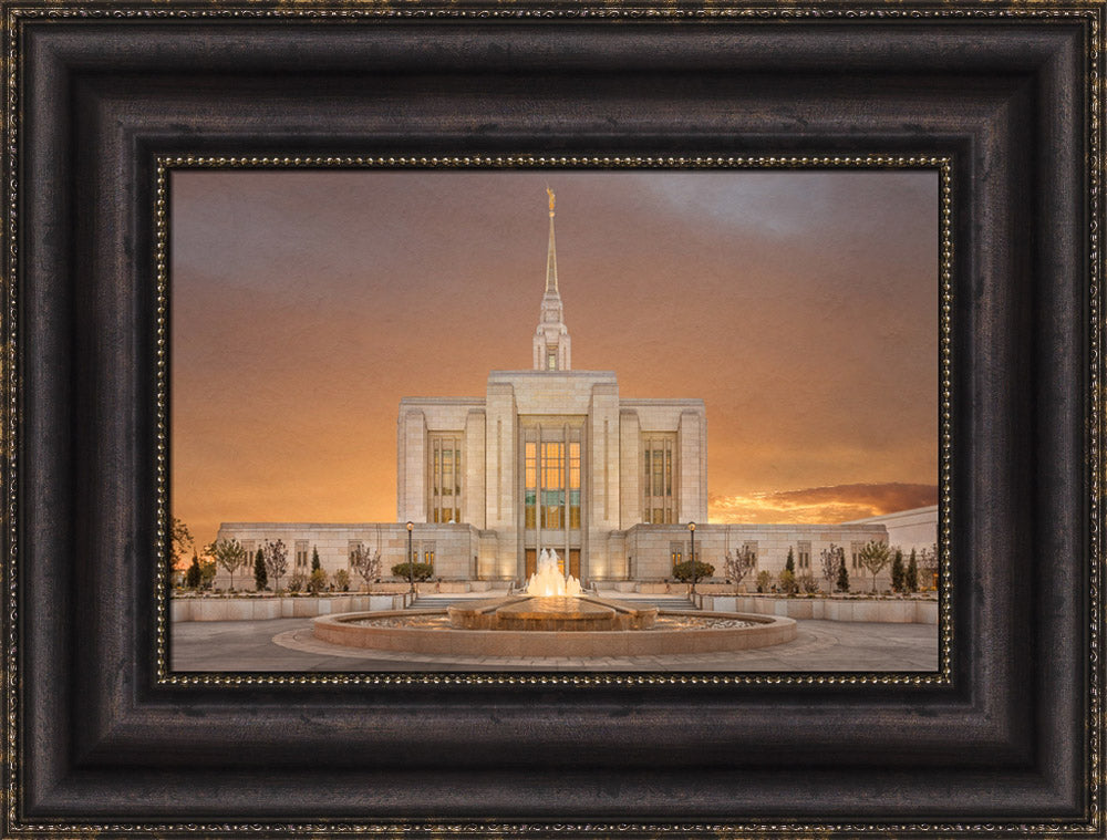 Ogden Temple - Sunset