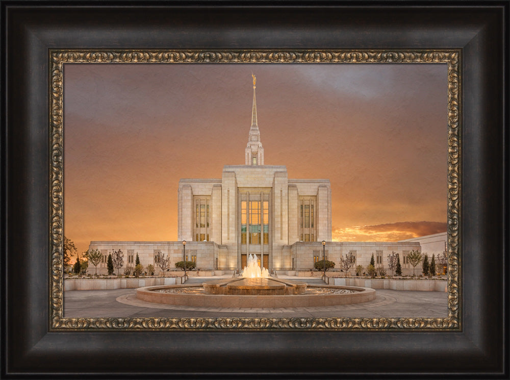 Ogden Temple - Sunset