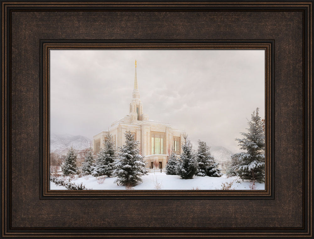Ogden Temple - Winter Clouds