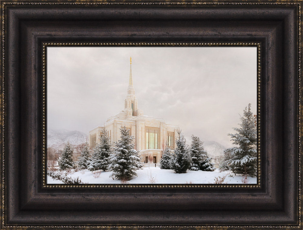 Ogden Temple - Winter Clouds
