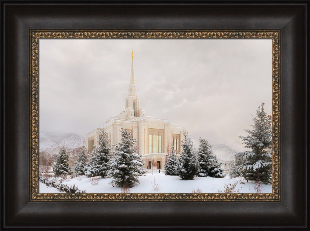 Ogden Temple - Winter Clouds