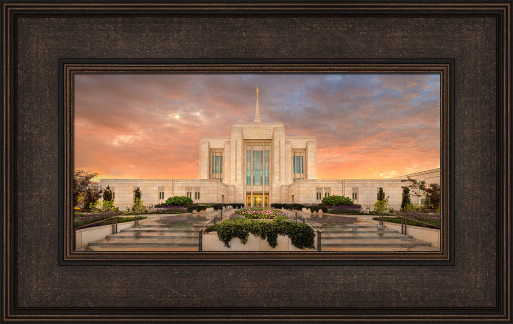 Ogden Temple - Garden Panoramic