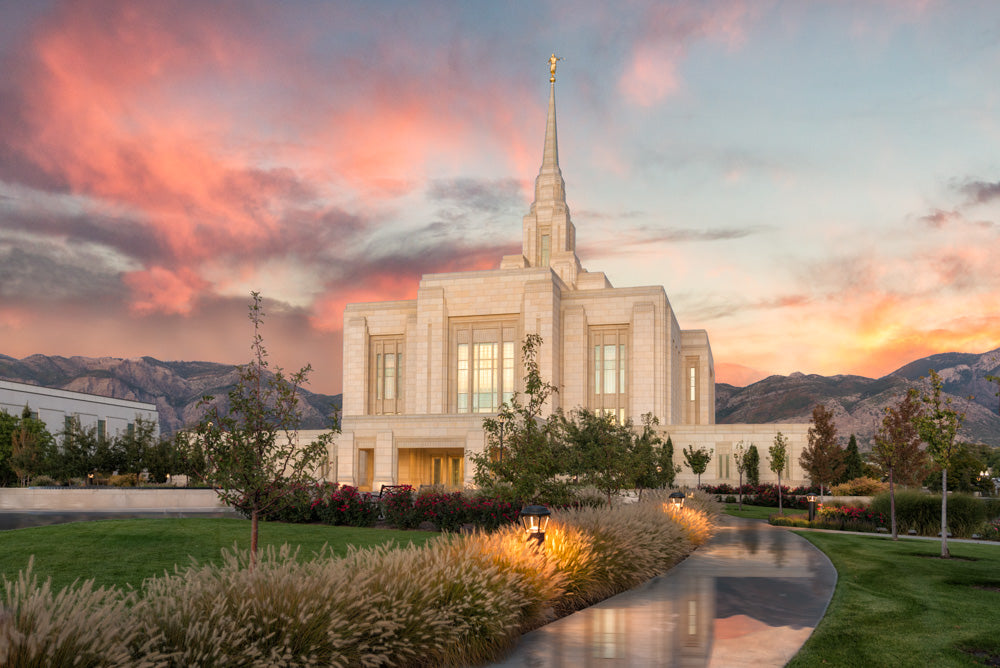Ogden Temple - Garden Path