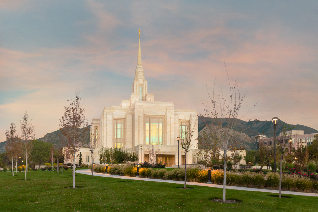 Ogden Temple - Evening Path