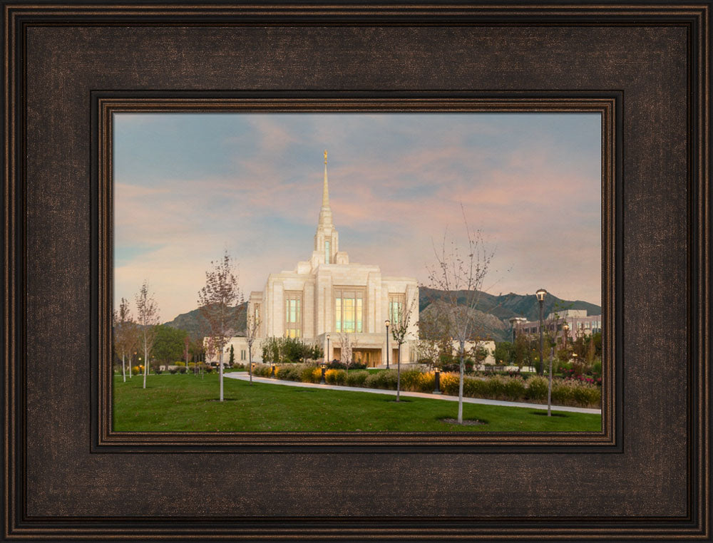 Ogden Temple - Evening Path
