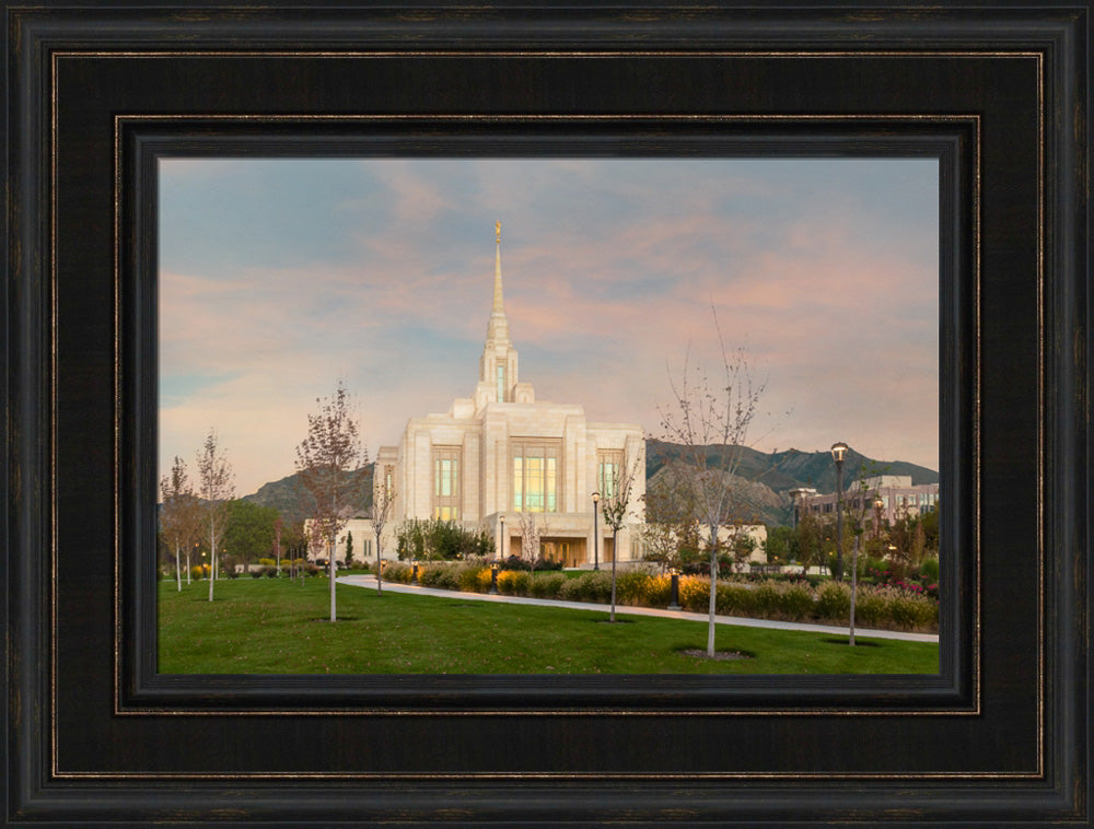 Ogden Temple - Evening Path