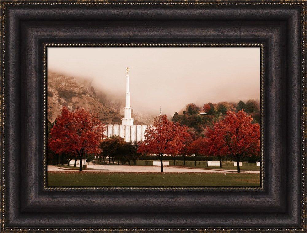 Provo Temple - Sepia