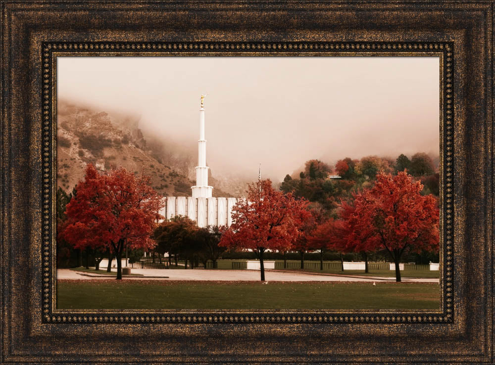 Provo Temple - Sepia