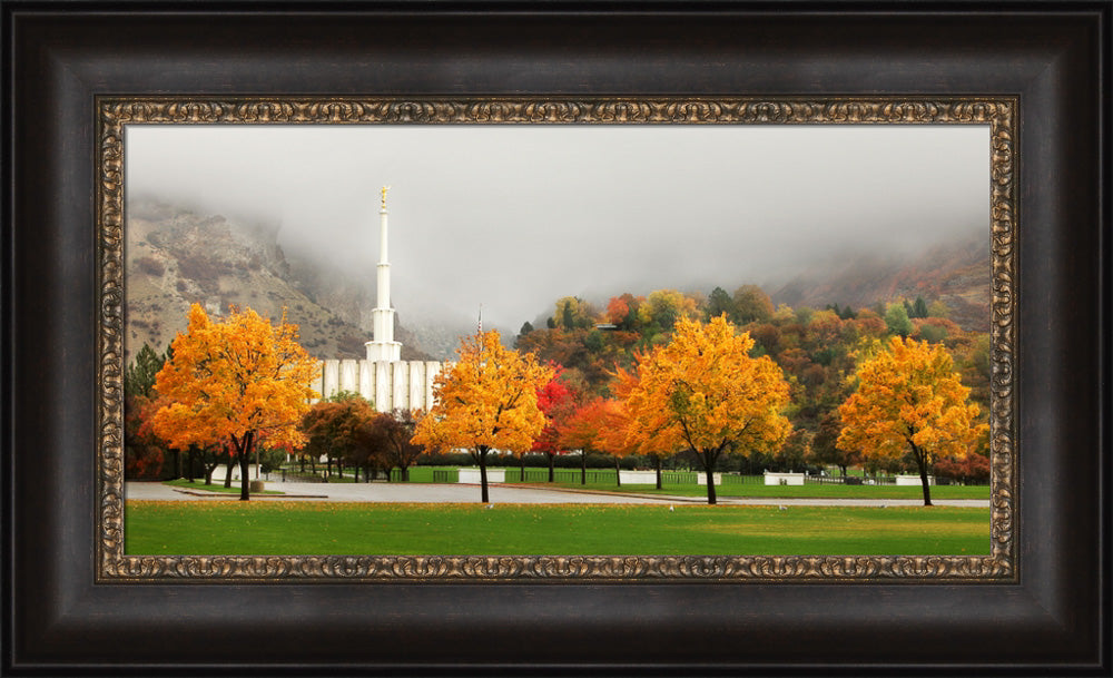 Provo Temple - Autumn Trees