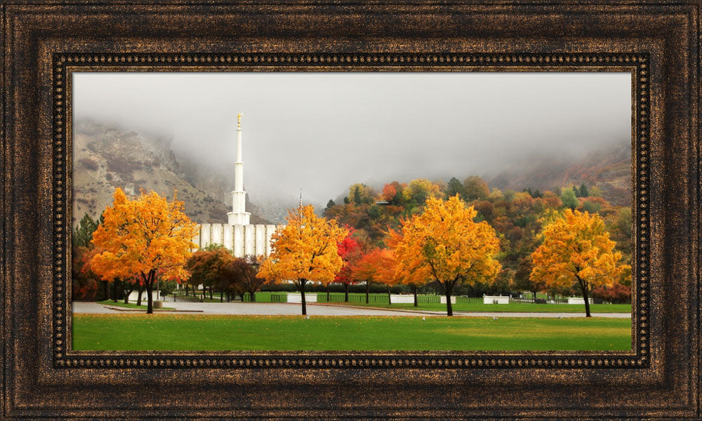 Provo Temple - Autumn Trees