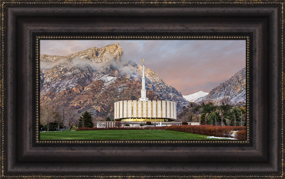 Provo Temple - Spring Snow