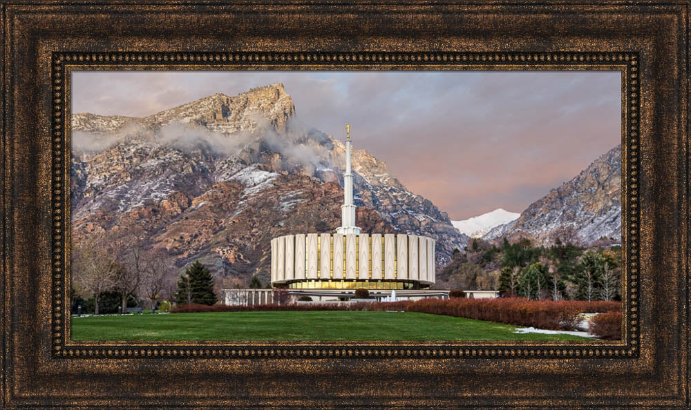 Provo Temple - Spring Snow