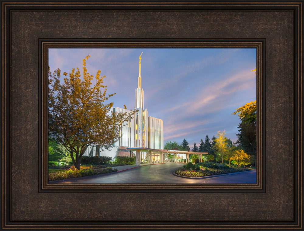 Seattle Temple - Evening Light