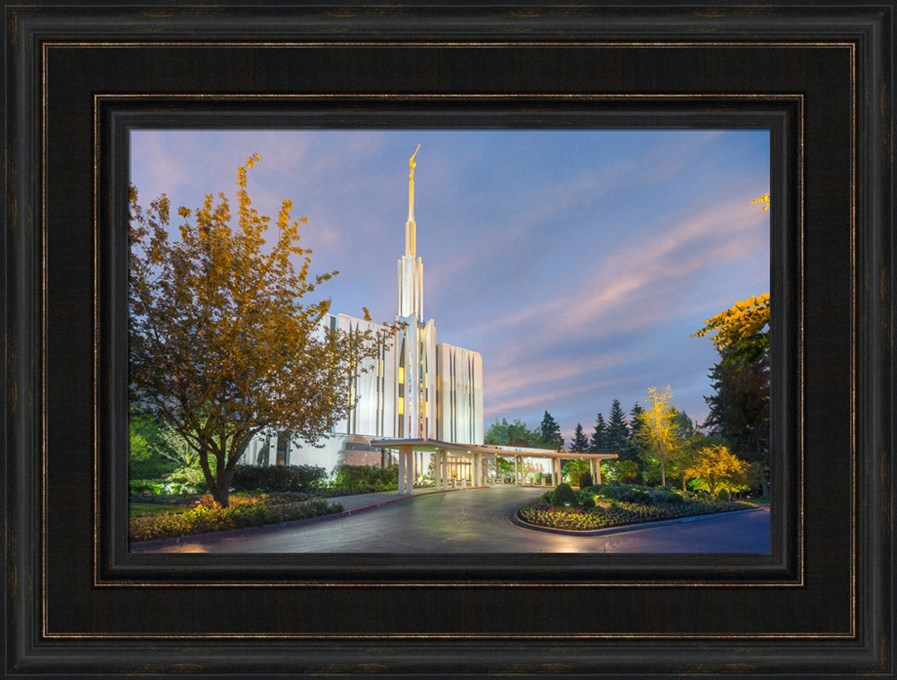 Seattle Temple - Evening Light