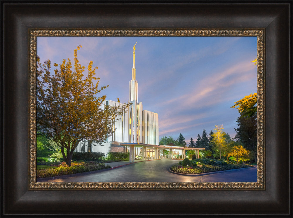 Seattle Temple - Evening Light