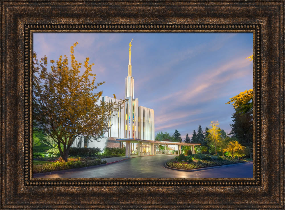 Seattle Temple - Evening Light