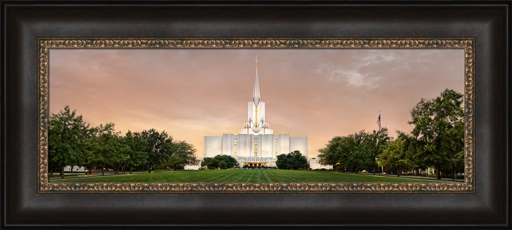 Jordan River Temple - Evening Panoramic
