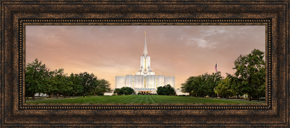 Jordan River Temple - Evening Panoramic