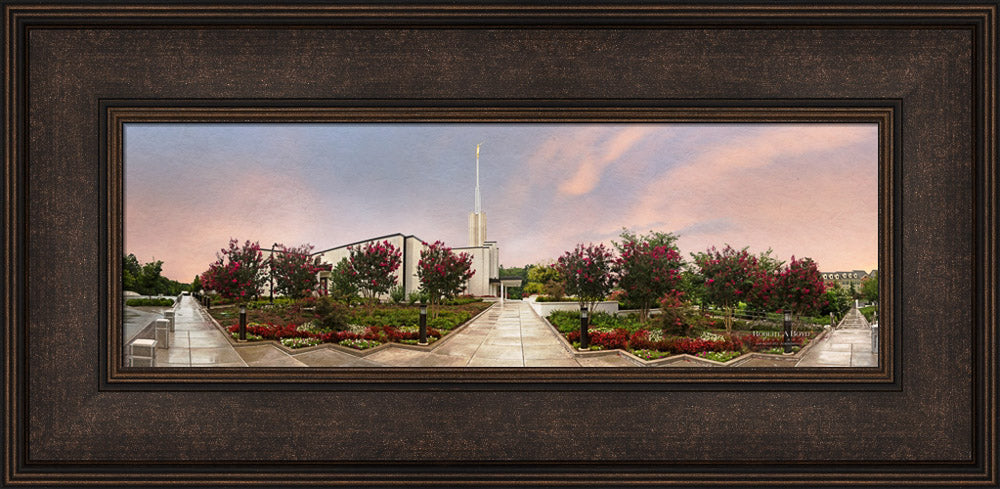 Atlanta Temple - Blossoming Trees Panoramic