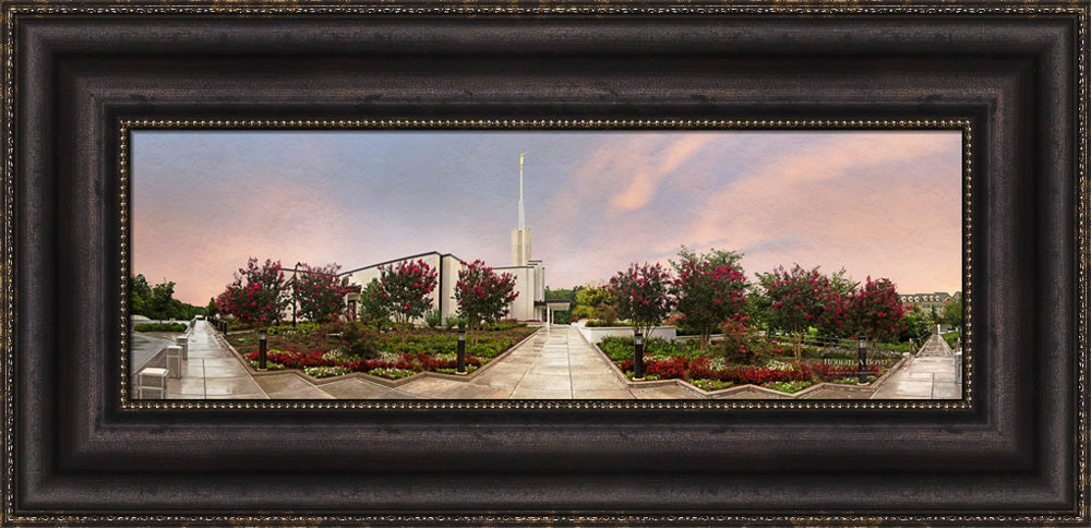 Atlanta Temple - Blossoming Trees Panoramic