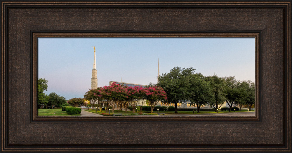 Dallas Temple - Panoramic Trees