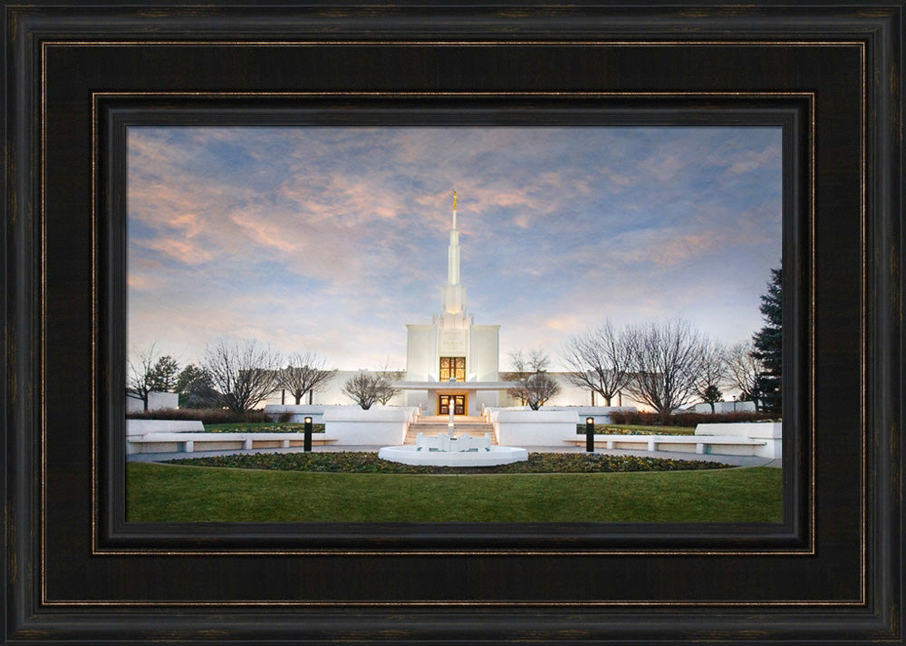 Denver Temple - Winter Sky