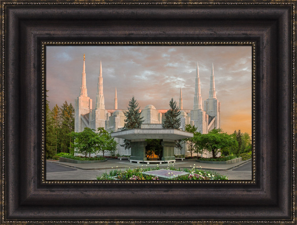 Portland Temple - Eventide by Robert A Boyd