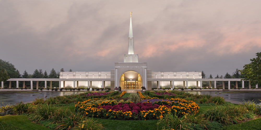 Toronto Temple - Autumn Sky