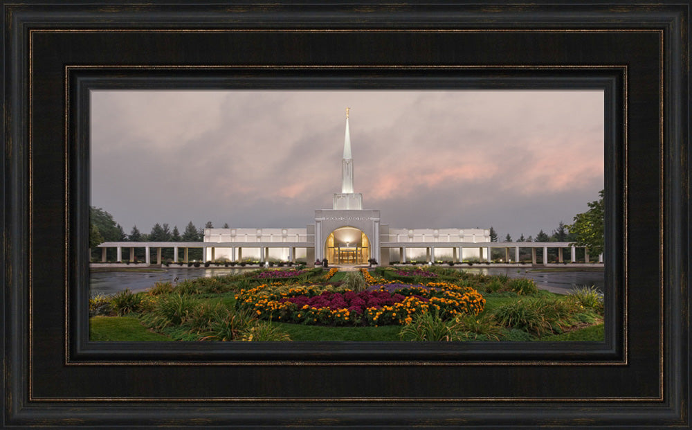 Toronto Temple - Autumn Sky
