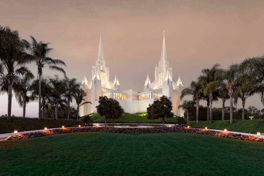 San Diego Temple - Autumn Sky