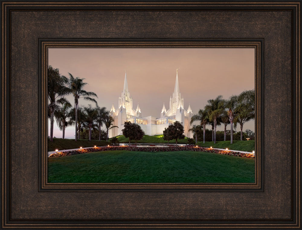 San Diego Temple - Autumn Sky