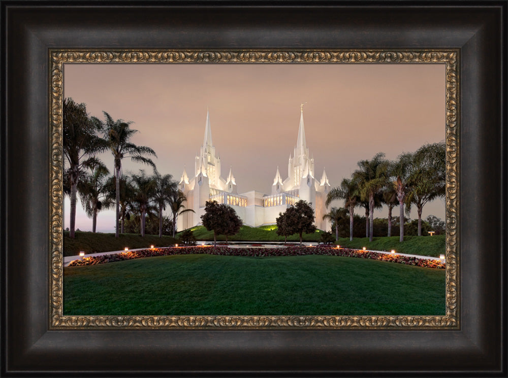 San Diego Temple - Autumn Sky