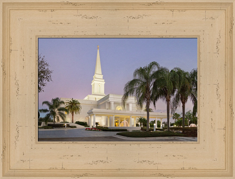 Orlando Temple - Evening Side View by Robert A Boyd