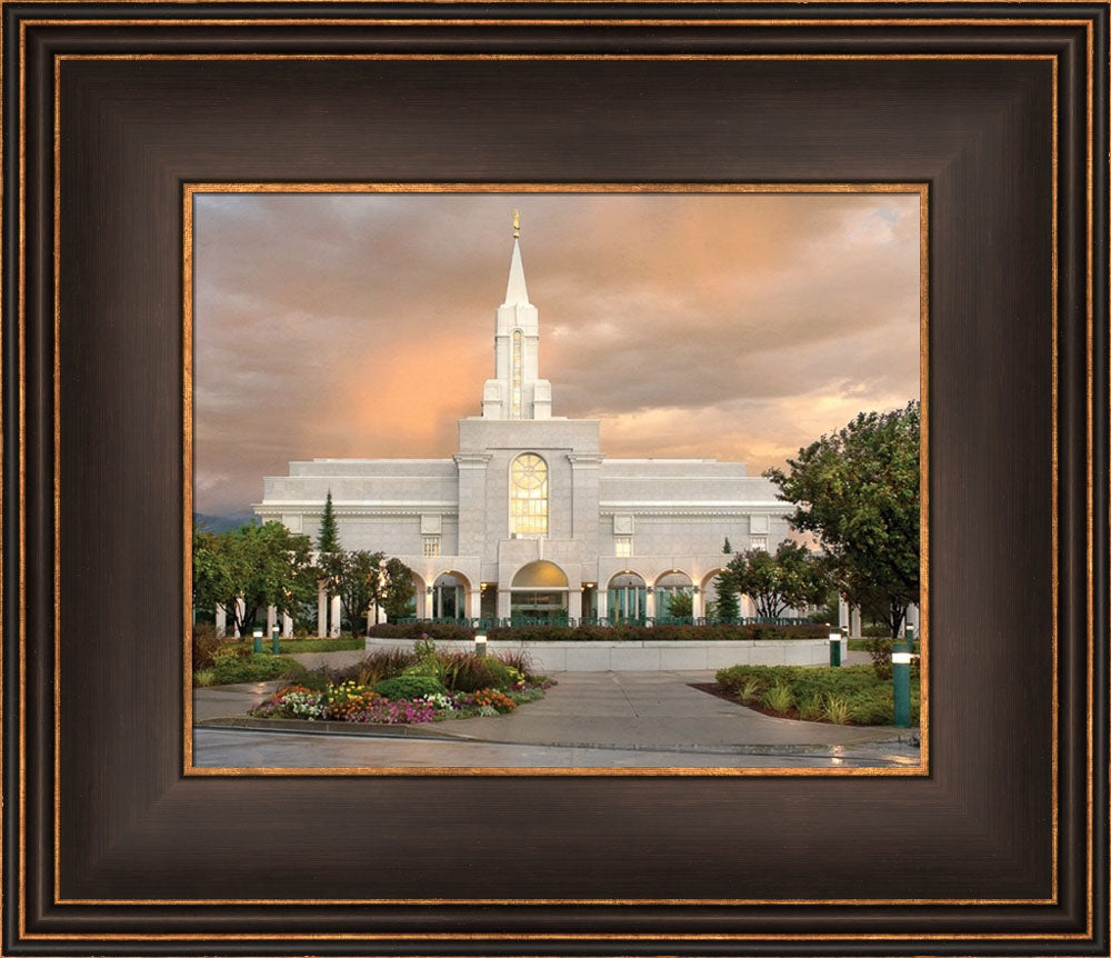 Bountiful Temple - Clearing Storm by Robert A Boyd