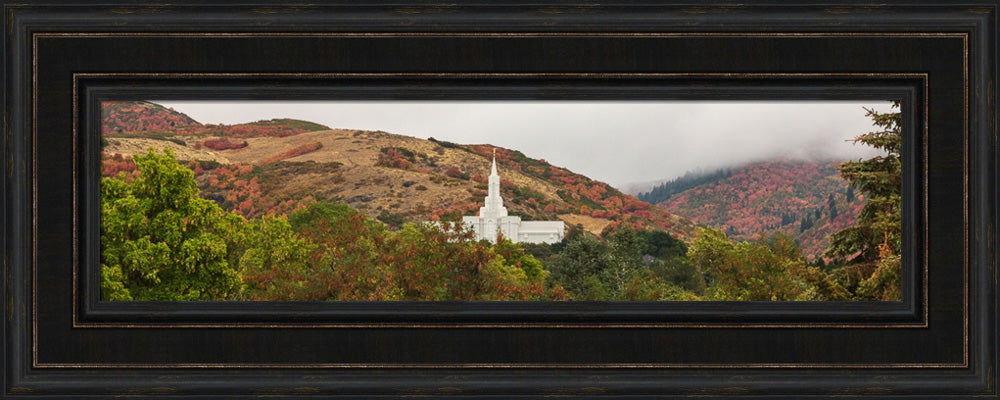 Bountiful Temple - Fall Mountains