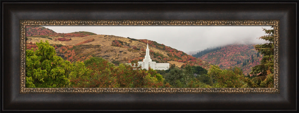 Bountiful Temple - Fall Mountains