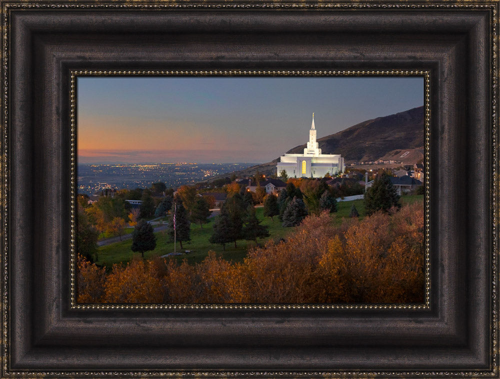 Bountiful Temple - Valley Sunset