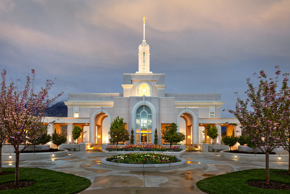 Mt Timpanogos Temple - Eventide