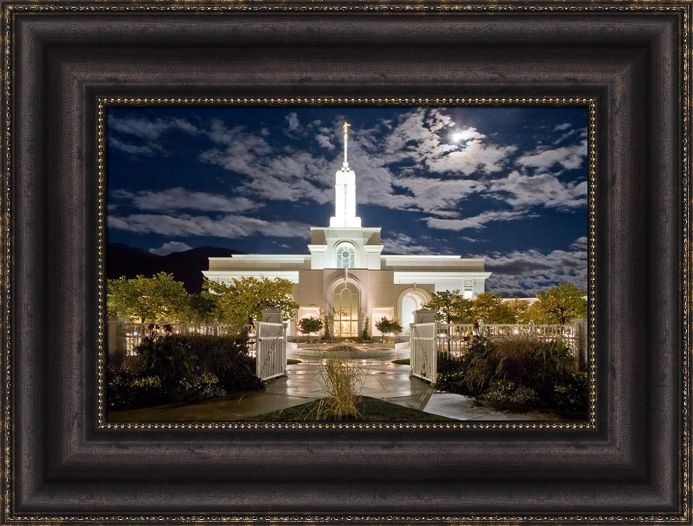 Mt Timpanogos Temple - Moonlight