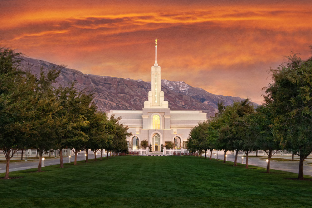 Mt Timpanogos Temple - Sunrise